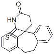 10,11-Dihydro-2-thioxospiro[5H-dibenzo[a,d]cycloheptene-5,3-piperidin]-6-one molecular structure
