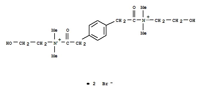 2,2'-benzene-1,4-diylbis[N-(2-hydroxyethyl)-N,N-dimethyl-2-oxoethanaminium] dibromide