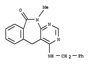 4-(benzylamino)-11-methyl-5,11-dihydro-10H-pyrimido[4,5-c][2]benzazepin-10-one