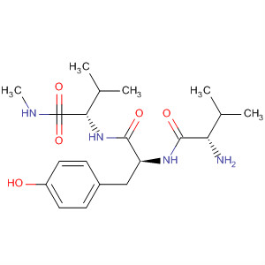 L-Valinamide, L-valyl-L-tyrosyl-N-methyl- molecular structure