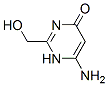 4(3H)-Pyrimidinone,6-amino-2-(hydroxymethyl)- molecular structure