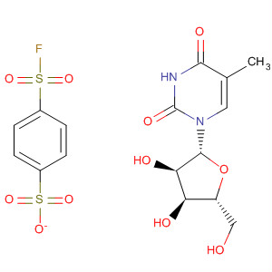 Thymidine, 5'-[4-(fluorosulfonyl)benzenesulfonate] molecular structure
