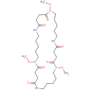 1,6,12,17,23,28-Hexaazacyclotritriacontane-2,5,13,16,24,27-hexone,1,12,23-trimethoxy- molecular structure