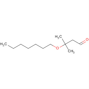 Butanal, 3-(heptyloxy)-3-methyl- molecular structure