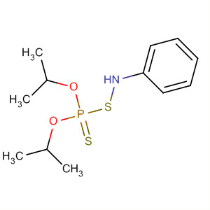 Benzenamine, N-[[bis(1-methylethoxy)phosphinothioyl]thio]- molecular structure