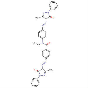 Benzamide,4-[(4,5-dihydro-3-methyl-5-oxo-1-phenyl-1H-pyrazol-4-yl)azo]-N-[4-[(4,5-dihydro-3-methyl-5-oxo-1-phenyl-1H-pyrazol-4-yl)azo]phenyl]-N-ethyl-