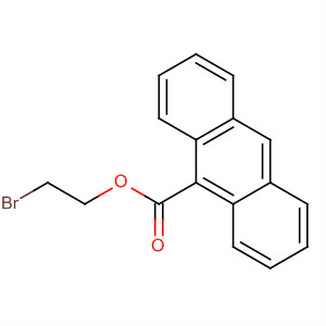 9-Anthracenecarboxylic acid, 2-bromoethyl ester molecular structure