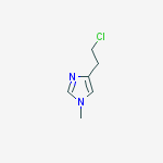 4-(2-chloroethyl)-1-methyl-1H-imidazole molecular structure