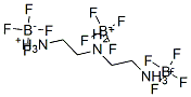 N-(2-ammonioethyl)ethylenediammonium tris[tetrafluoroborate(1-)] molecular structure