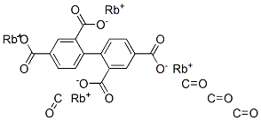 tetrarubidium 4,4-carbonylbisphthalate molecular structure
