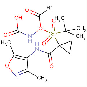 Carbamic acid,[[1-[[(3,5-dimethyl-4-isoxazolyl)amino]carbonyl]cyclopropyl]sulfonyl]-,1,1-dimethylethyl ester molecular structure