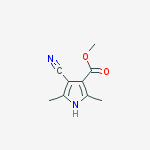 METHYL 4-CYANO-2,5-DIMETHYLPYRROLE-3-CARBOXYLATE molecular structure