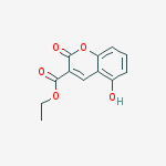 Ethyl 5-hydroxy-2-oxo-2H-chromene-3-carboxylate molecular structure