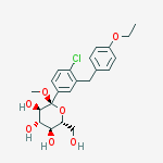 Methyl 1-C-[4-chloro-3-[(4-ethoxyphenyl)methyl]phenyl]-alpha-D-glucopyranoside