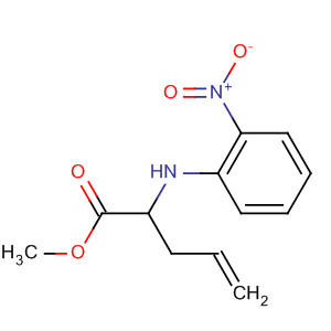 4-Pentenoic acid, 2-[(2-nitrophenyl)amino]-, methyl ester, (2R)- molecular structure