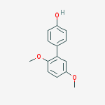 4-(2,5-dimethoxyphenyl)phenol molecular structure