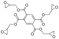tetrakis(oxiranylmethyl) benzene-1,2,4,5-tetracarboxylate molecular structure