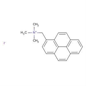 1-Pyrenemethanaminium, N,N,N-trimethyl-, iodide molecular structure