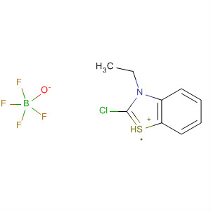 Benzothiazolium, 2-chloro-3-ethyl-, tetrafluoroborate(1-) molecular structure