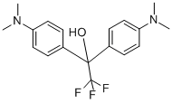 1,1-BIS(4-DIMETHYLAMINOPHENYL)-2,2,2-TRIFLUOROETHANOL molecular structure