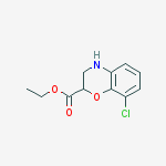 ethyl 8-chloro-3,4-dihydro-2H-benzo[b][1,4]oxazine-2-carboxylate molecular structure