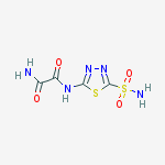 N'-(5-sulfamoyl-1,3,4-thiadiazol-2-yl)oxamide molecular structure