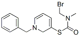 1-(1-benzylpyridin-5-yl)sulfanyl-N,N-dimethyl-formamide bromide molecular structure