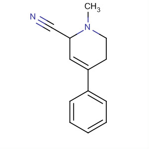 2-Pyridinecarbonitrile, 1,2,5,6-tetrahydro-1-methyl-4-phenyl- molecular structure