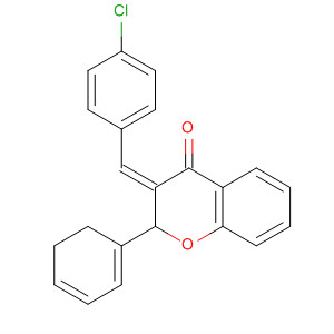 4H-1-Benzopyran-4-one,3-[(4-chlorophenyl)methylene]-2,3-dihydro-2-phenyl-, (3E)-