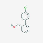 2-(4-chlorophenyl)benzyl alcohol molecular structure