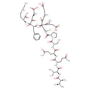 L-Lysine,L-threonyl-L-threonyl-L-glutaminyl-L-glutaminyl-L-seryl-L-prolyl-L-a-glutamyl-L-a-aspartyl-L-cysteinyl-L-a-aspartyl-L-phenylalanyl- molecular structure