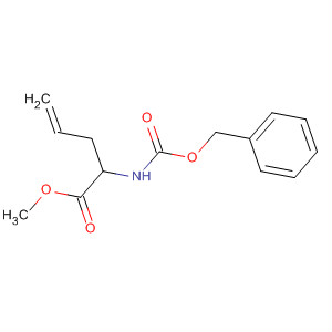 4-Pentenoic acid, 2-[[(phenylmethoxy)carbonyl]amino]-, methyl ester,(2S)- molecular structure