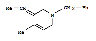 Pyridine,3-ethylidene-1,2,3,6-tetrahydro-4-methyl-1-(phenylmethyl)-