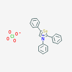 Selenazolium, 2,3,5-triphenyl-, perchlorate molecular structure