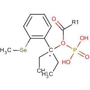 Phosphonic acid, [(methylseleno)phenylmethyl]-, diethyl ester molecular structure