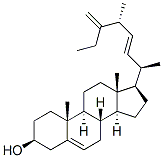 (22E,24R)-24,26-dimethylcholesta-5,22,25(27)-trien-3beta-ol molecular structure