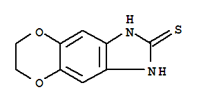 6,7-DIHYDRO-1H-[1,4]DIOXINO[2,3:4,5]BENZO[D]IMIDAZOLE-2-THIOL molecular structure