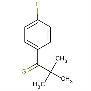 1-Propanethione, 1-(4-fluorophenyl)-2,2-dimethyl- molecular structure