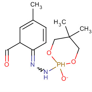 Benzaldehyde, 4-methyl-,(5,5-dimethyl-2-oxido-1,3,2-dioxaphosphorinan-2-yl)hydrazone molecular structure
