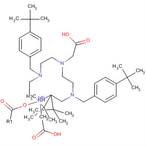 1,4,7,10-Tetraazacyclododecane-1,7-diacetic acid,4,10-bis[[4-(1,1-dimethylethyl)phenyl]methyl]-, bis(1,1-dimethylethyl)ester molecular structure