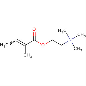 Ethanaminium, N,N,N-trimethyl-2-[(2-methyl-1-oxo-2-butenyl)oxy]- molecular structure