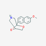 5-(6-methoxynaphthalen-2-yl)-6,8-dioxa-3-azabicyclo[3.2.1]octane molecular structure