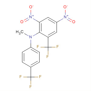 Benzenamine,N-methyl-2,4-dinitro-6-(trifluoromethyl)-N-[4-(trifluoromethyl)phenyl]- molecular structure
