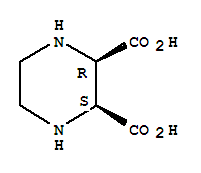 (2R,3S)-PIPERAZINE-2,3-DICARBOXYLIC ACID molecular structure