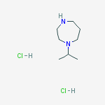 1-isopropyl-1,4-diazepane dihydrochloride molecular structure