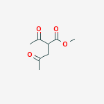methyl 2-acetyl-4-oxovalerate molecular structure