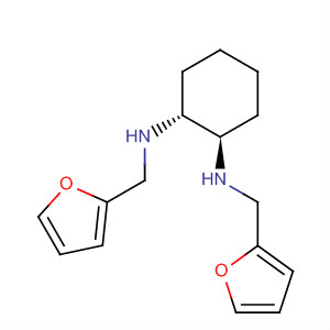 1,2-Cyclohexanediamine, N,N'-bis(2-furanylmethyl)-, (1R,2R)- molecular structure