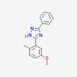 3-(5-METHOXY-2-METHYLPHENYL)-5-PHENYL-1H-1,2,4-TRIAZOLE molecular structure