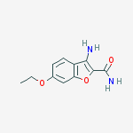2-Benzofurancarboxamide, 3-amino-6-ethoxy- molecular structure