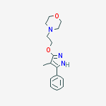 4-{2-[(4-methyl-5-phenyl-1H-pyrazol-3-yl)oxy]ethyl}morpholine
